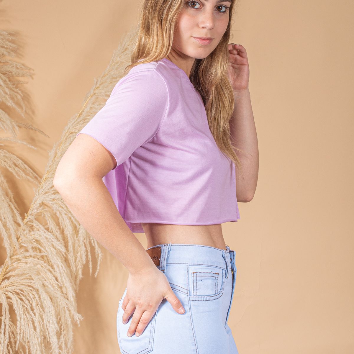 NEBULA - Polo Crop Maya 3.0 - Nébula - Lila