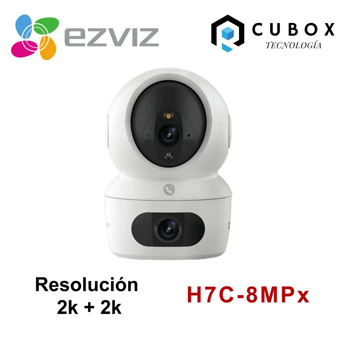 EZVIZ - Cámara de seguridad Ezviz H7c Dual 8MP seguridad integral visión panorámica detección IA