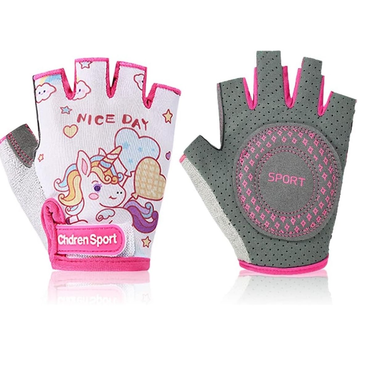 GENERICO - GUANTES SIN DEDOS PARA NIÑAS TALLA L