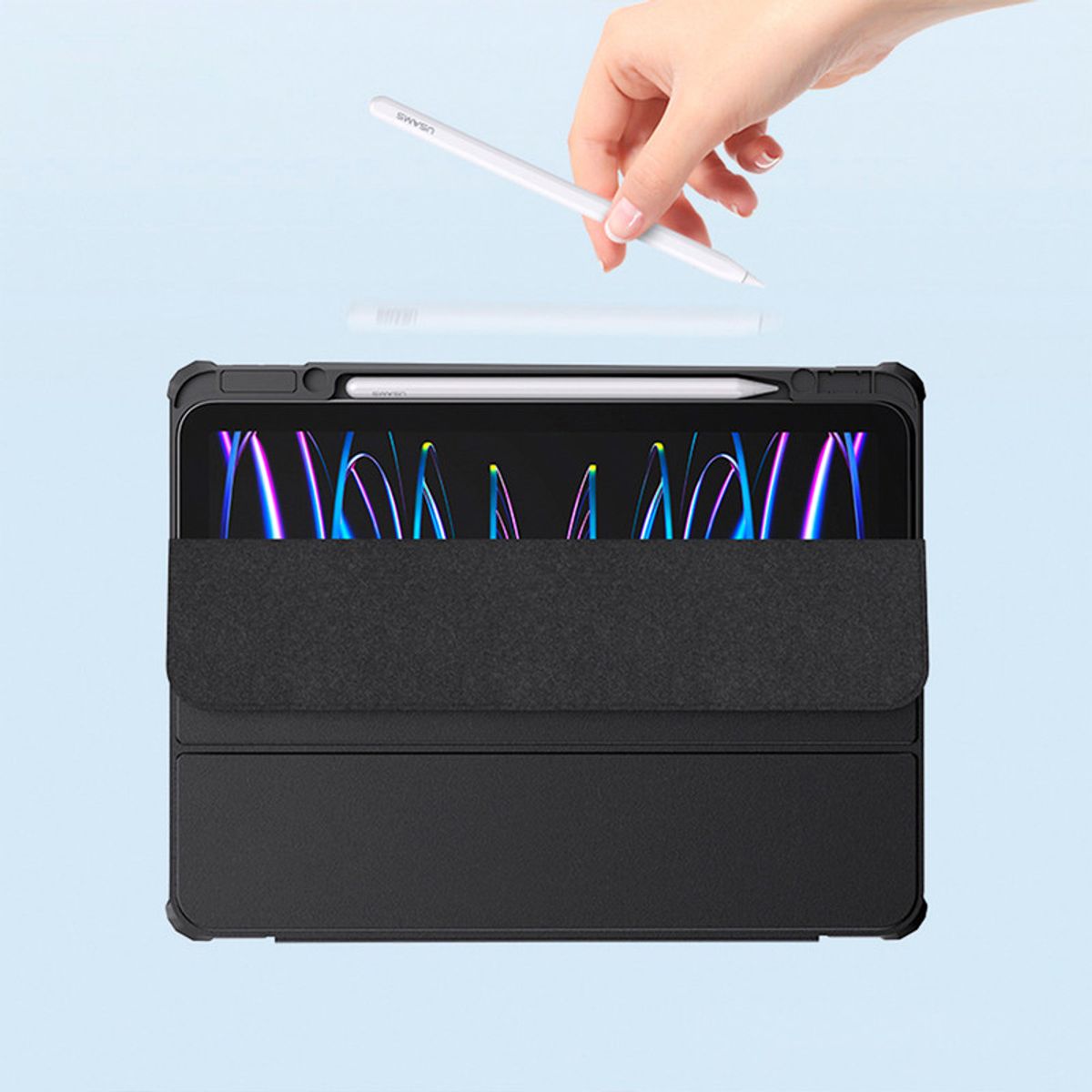 USAMS - Protector cover para iPad Pro 11" 2022 USAMS Rosado