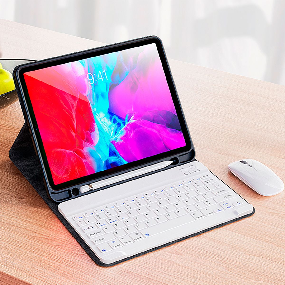 USAMS - Protector cover para iPad  + Teclado - 10.2" Morado USAMS