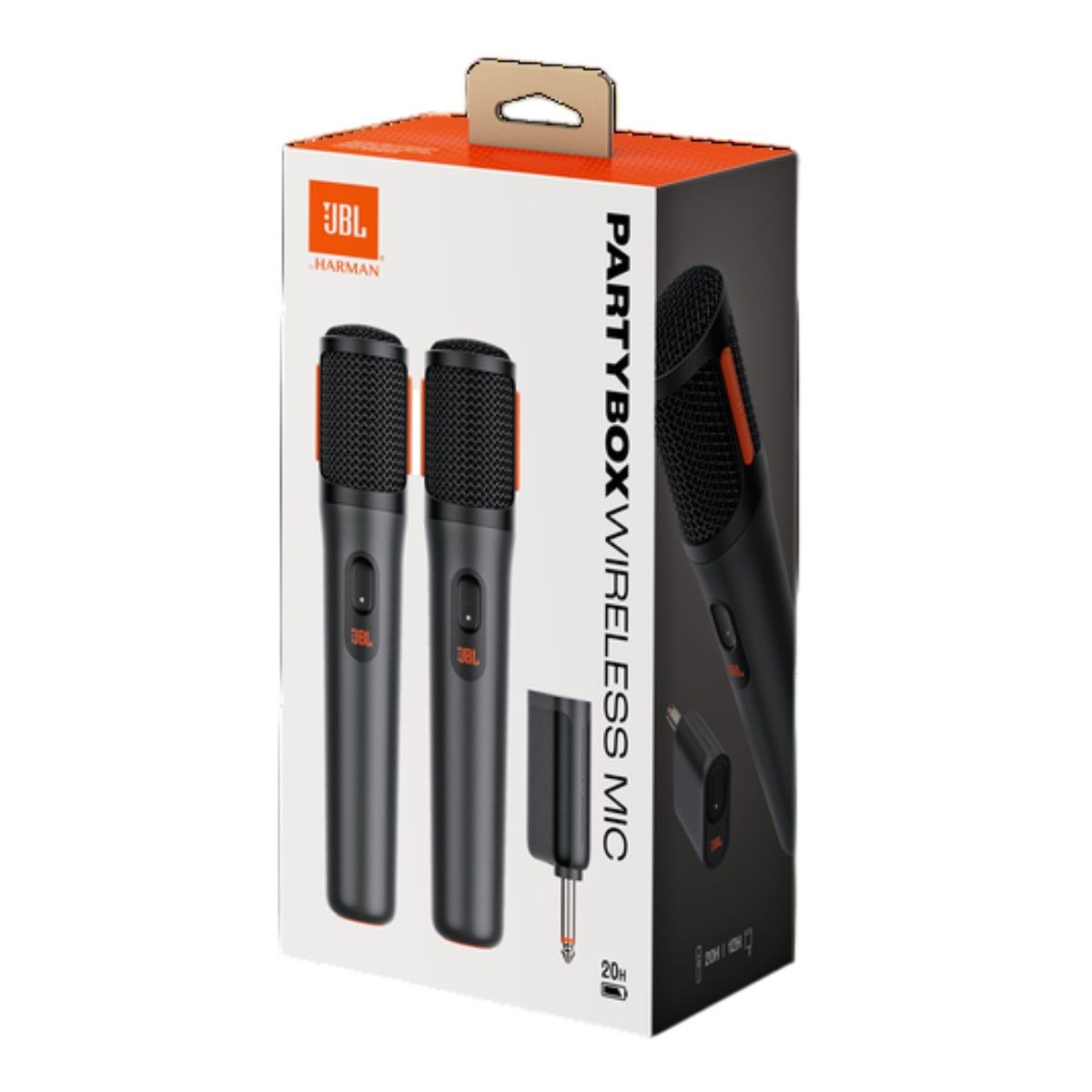 JBL - Micrófono JBL PartyBox Wireless Mic Recargable Karaoke Negro