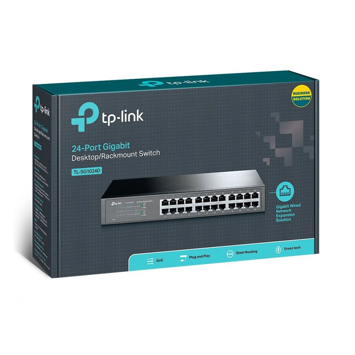 TP LINK - TP-Link - Switch TL-SG1024D de 24 Puertos Gigabit 1000 Mbps
