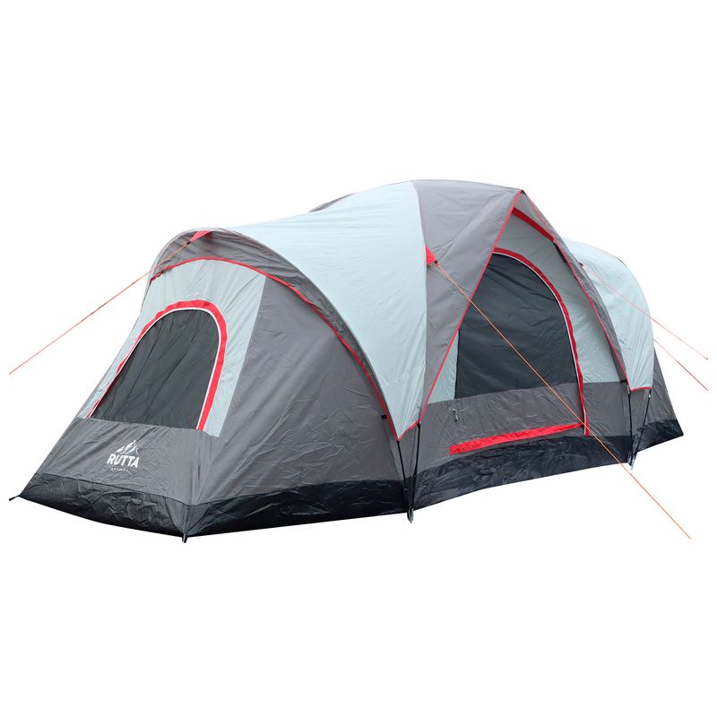 ATLETIS - Carpa 10 Personas Camping Outdoor Gris