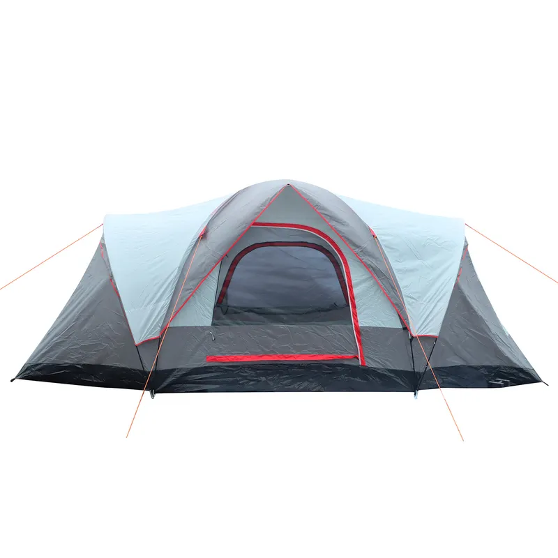 ATLETIS - Carpa 12 Personas Camping Outdoor Gris