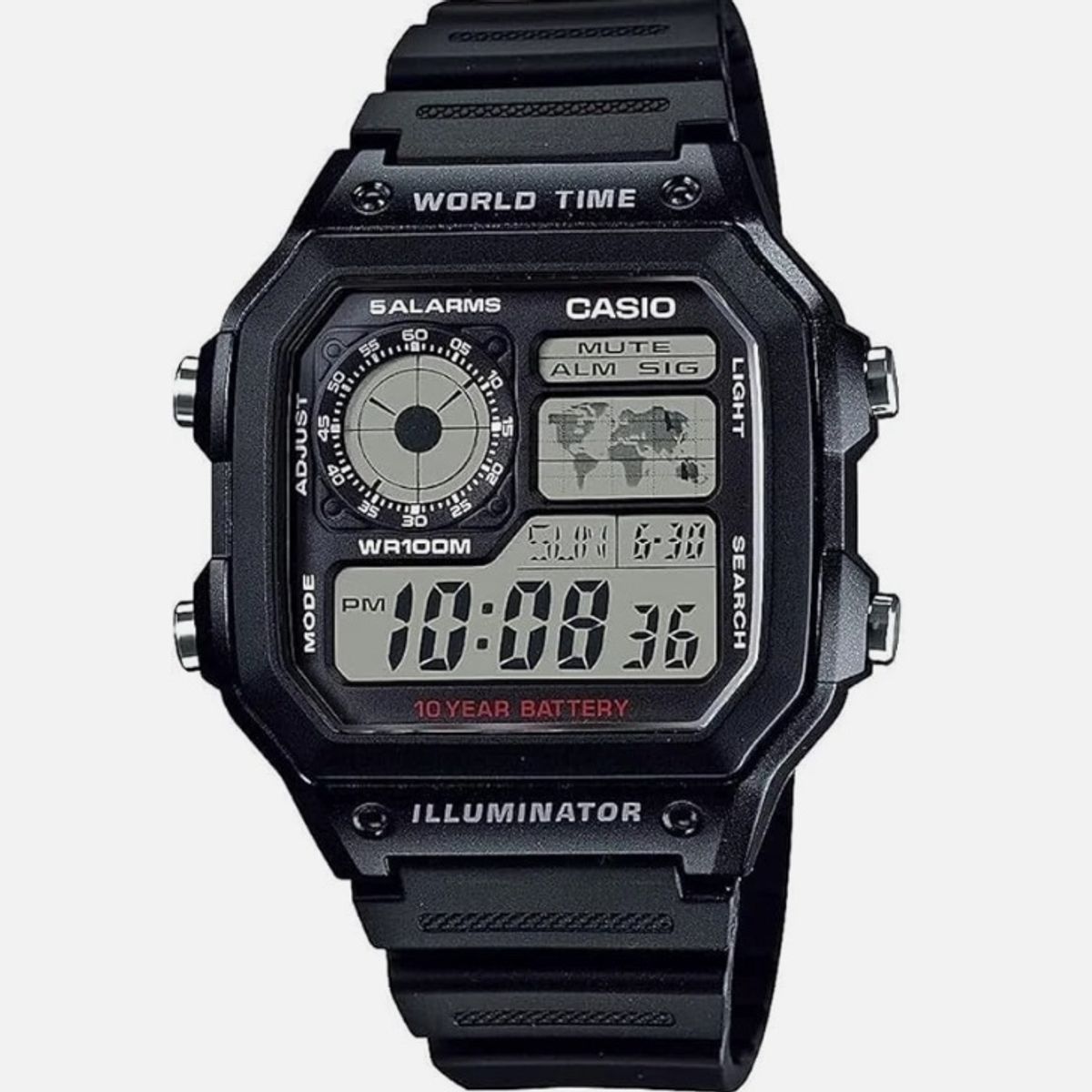 CASIO - Reloj Casio Digital Hombre AE-1200WH-1A
