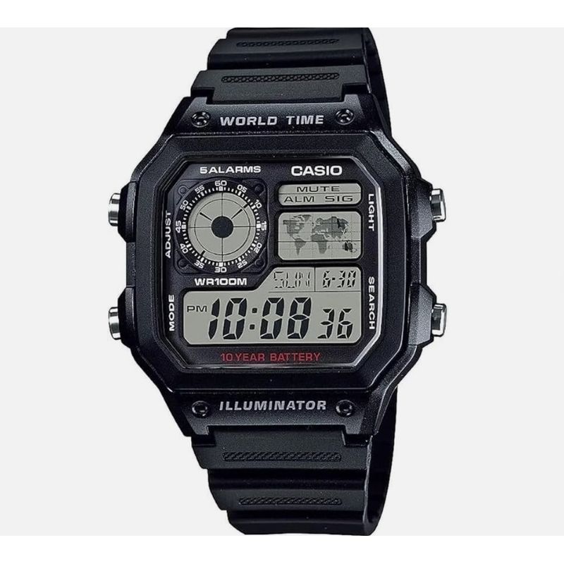 CASIO - Reloj Casio Digital Hombre AE-1200WH-1A