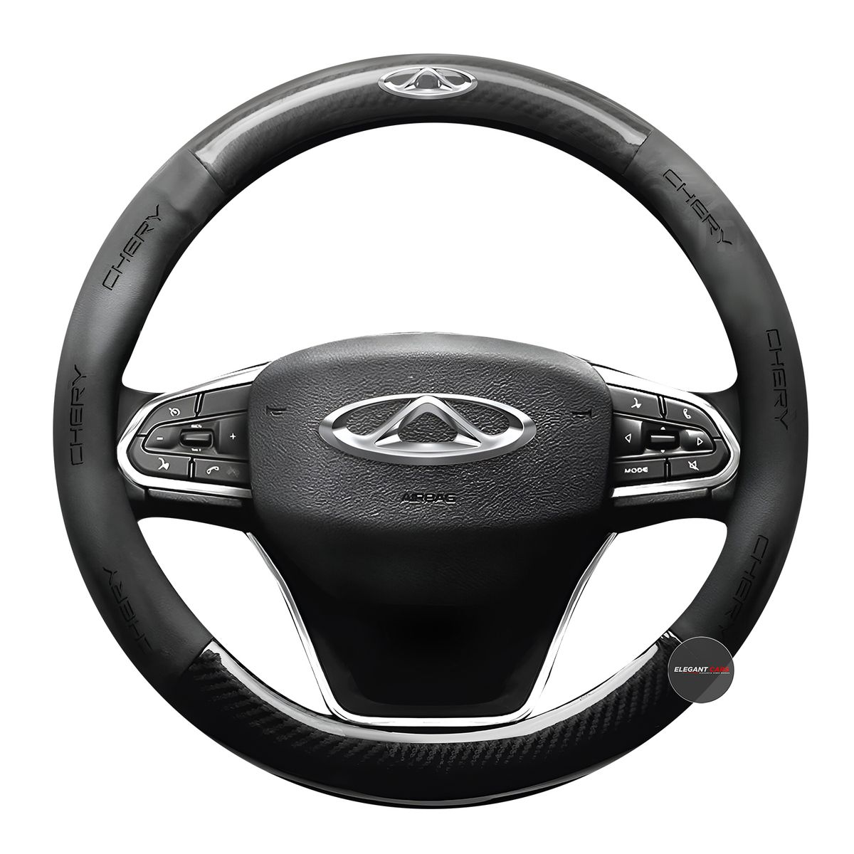 GENERICO - Funda De Volante Chery  Premiun Fibra 5D