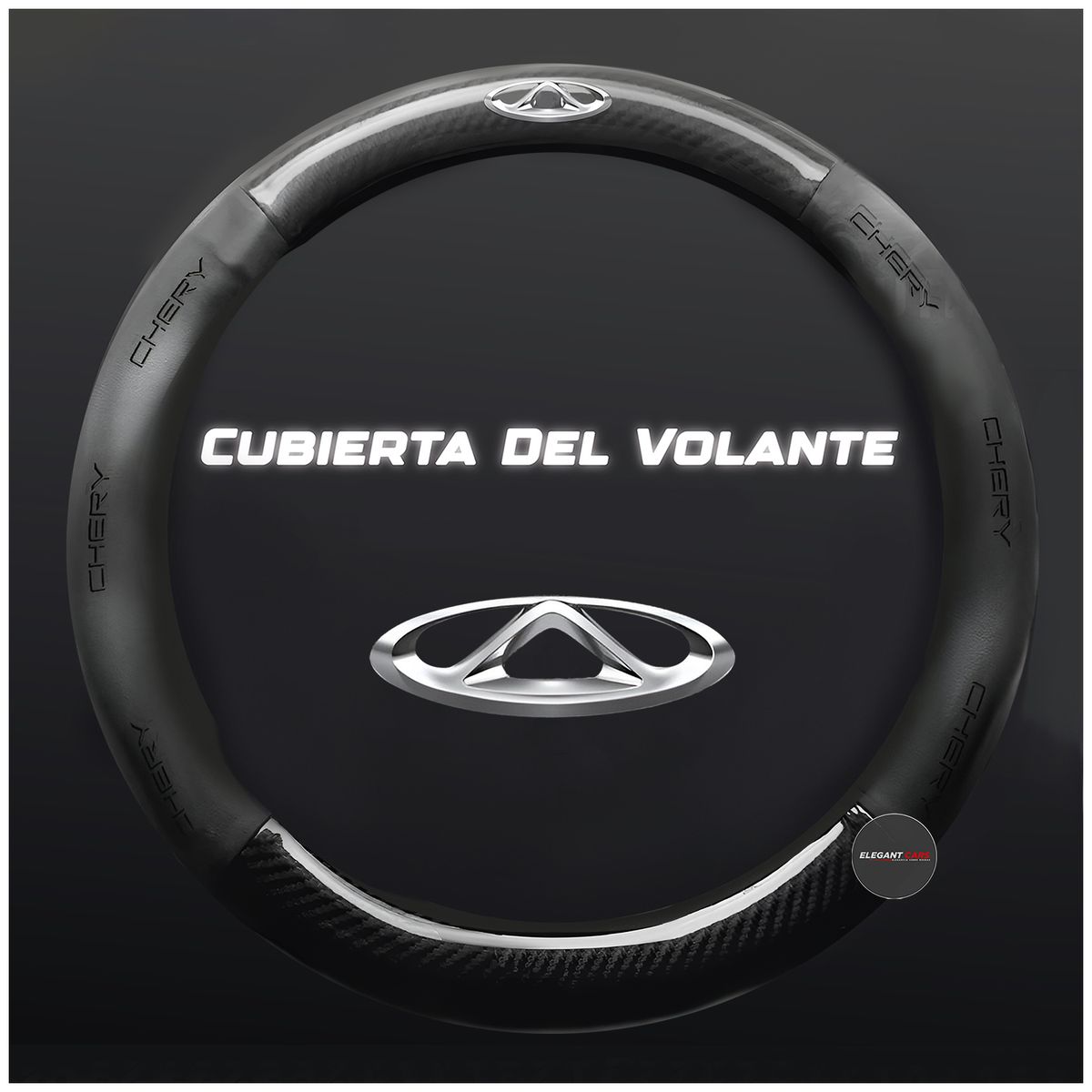 GENERICO - Funda De Volante Chery  Premiun Fibra 5D