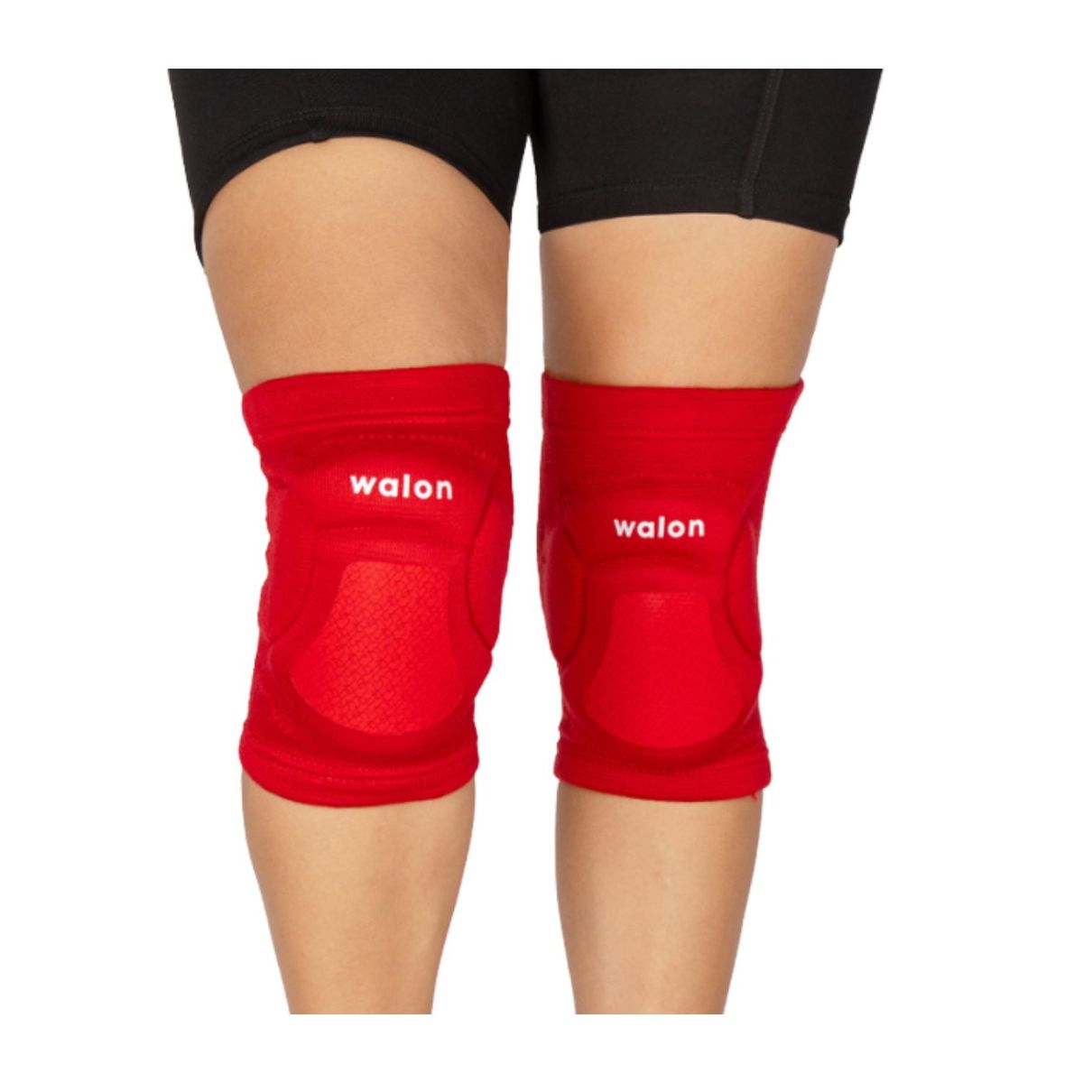 WALON - Rodilleras Voley Walon Cúpula de Gel - Talla S - Rojo