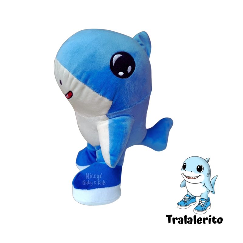 NACIONAL - Peluche Tralalerito Tralala Tiburón AZUL - Brainrot Italiano