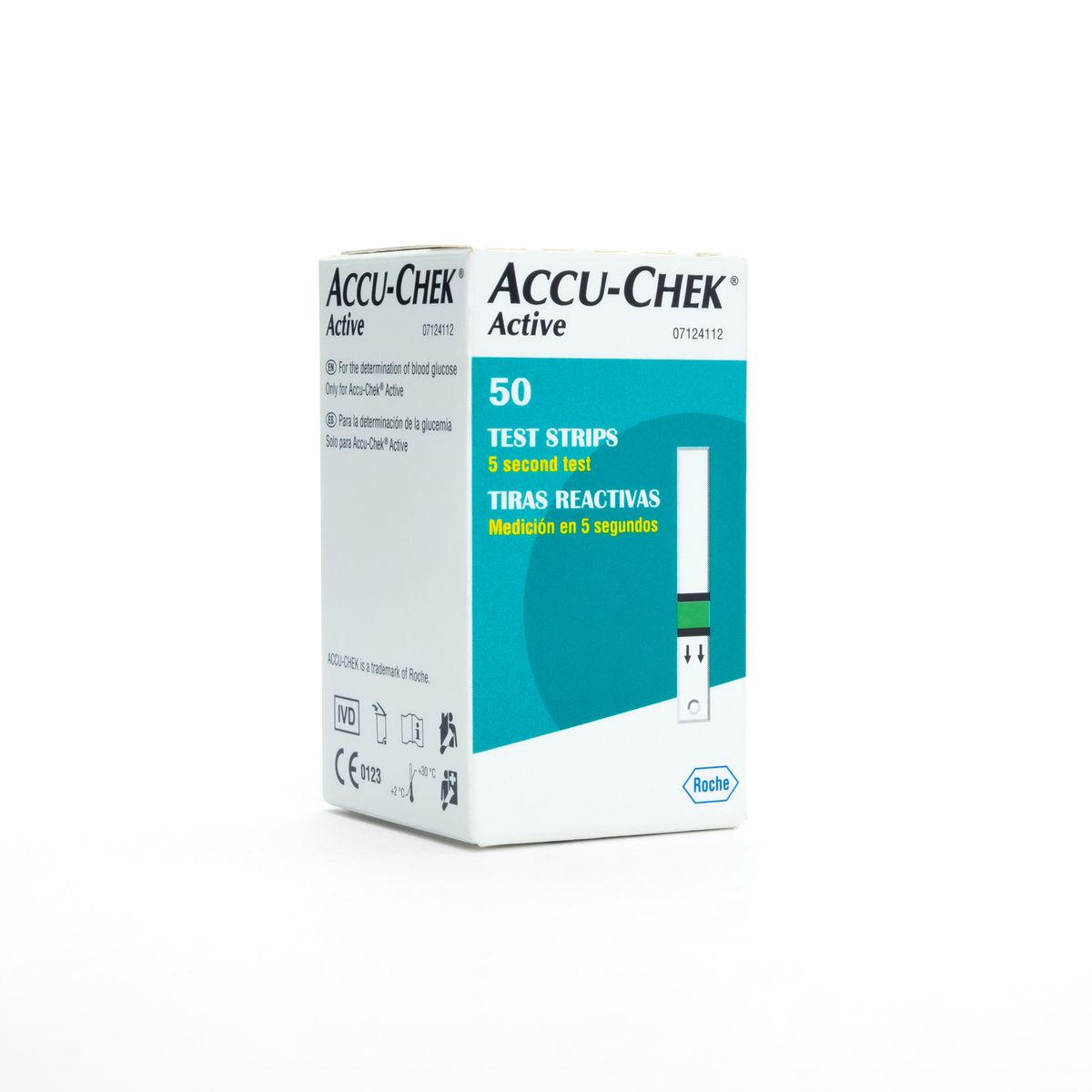 GENERICO - Tira Reactiva para Glucosa ACCU CHEK Active CAJA 50 UND