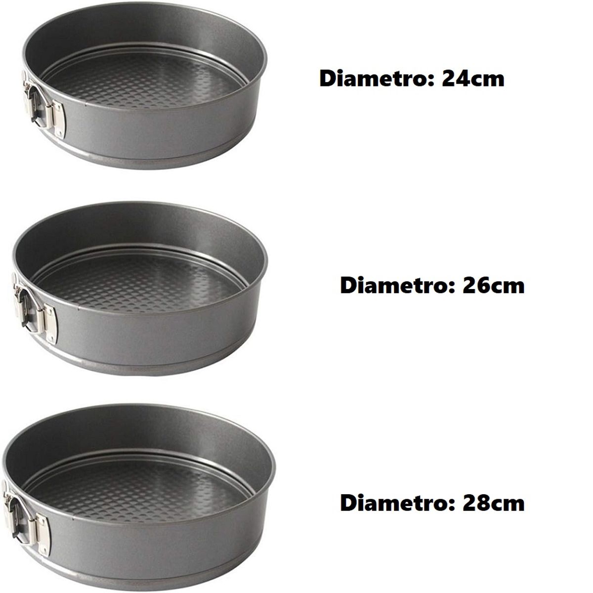 GENERICO - Molde para hornear de acero al carbono