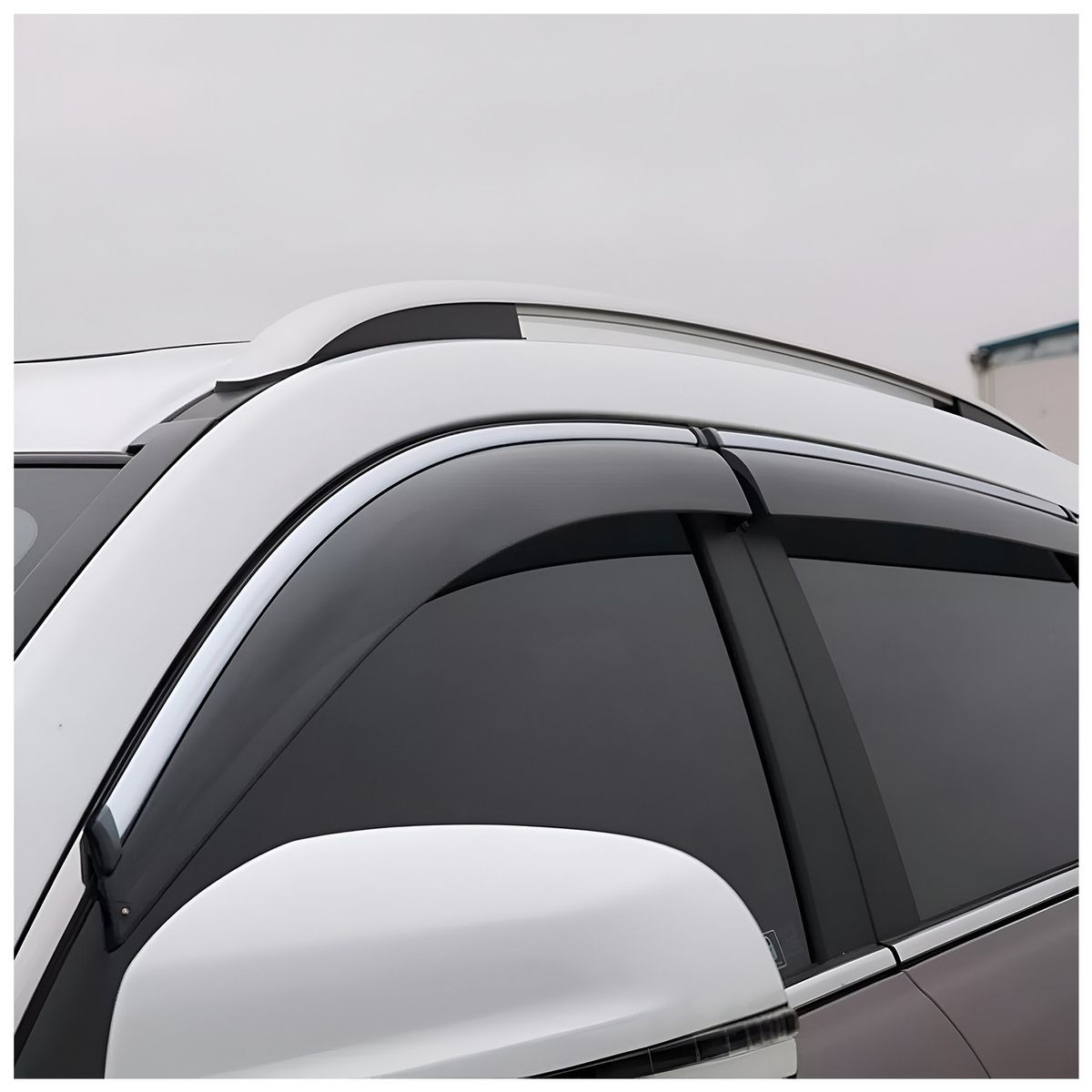 GENERICO - Correlluvias Premiun Negro Gloss  Fortuner 2012-2015