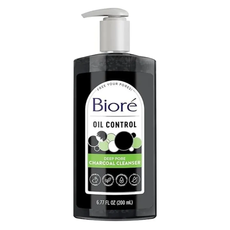 BIORE - BIORE LIMPIADOR CARBÓN ROSTRO PIEL GRASA 200ML