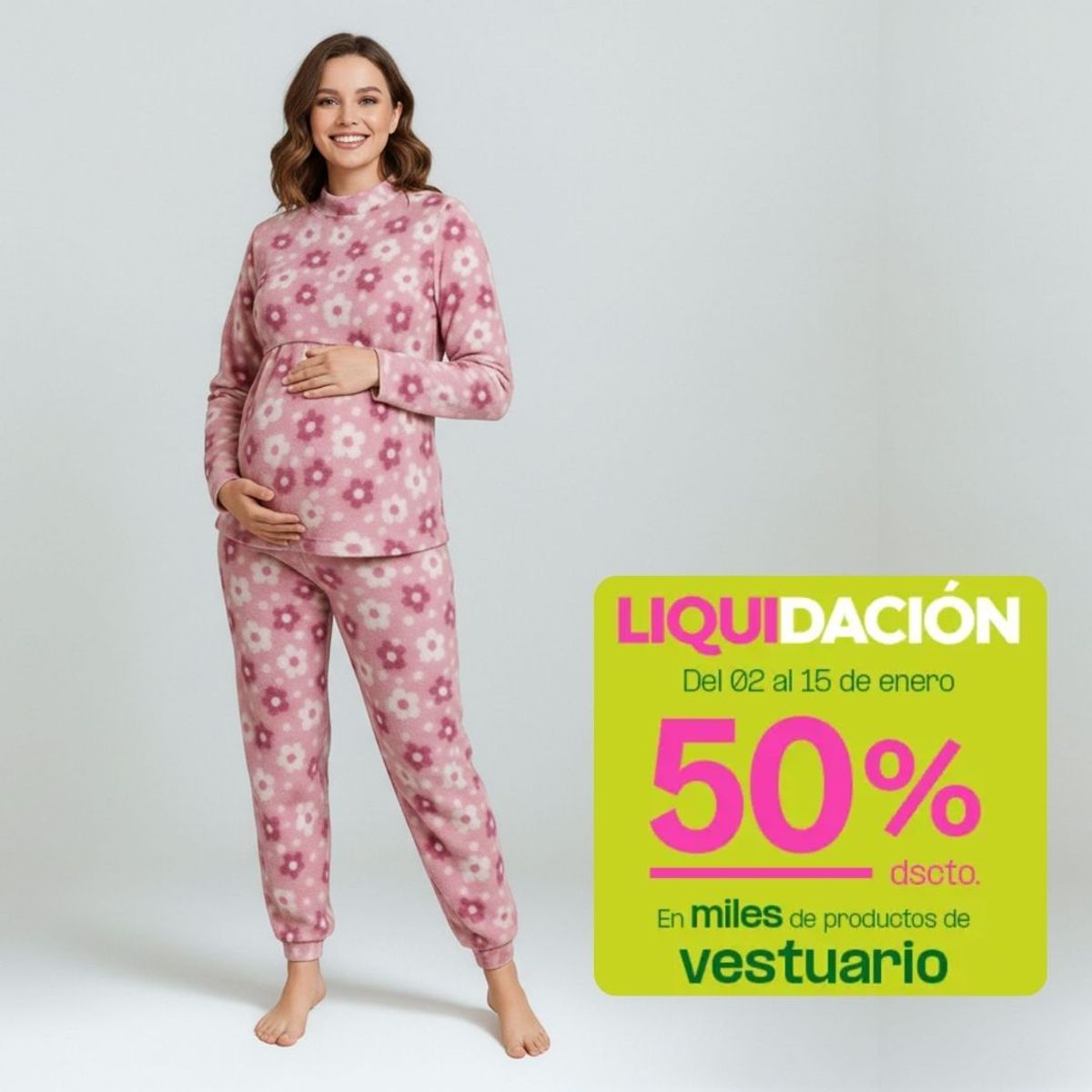 MOMMYLAND - PIJAMA MATERNAL Y LACTANCIA FLEECE