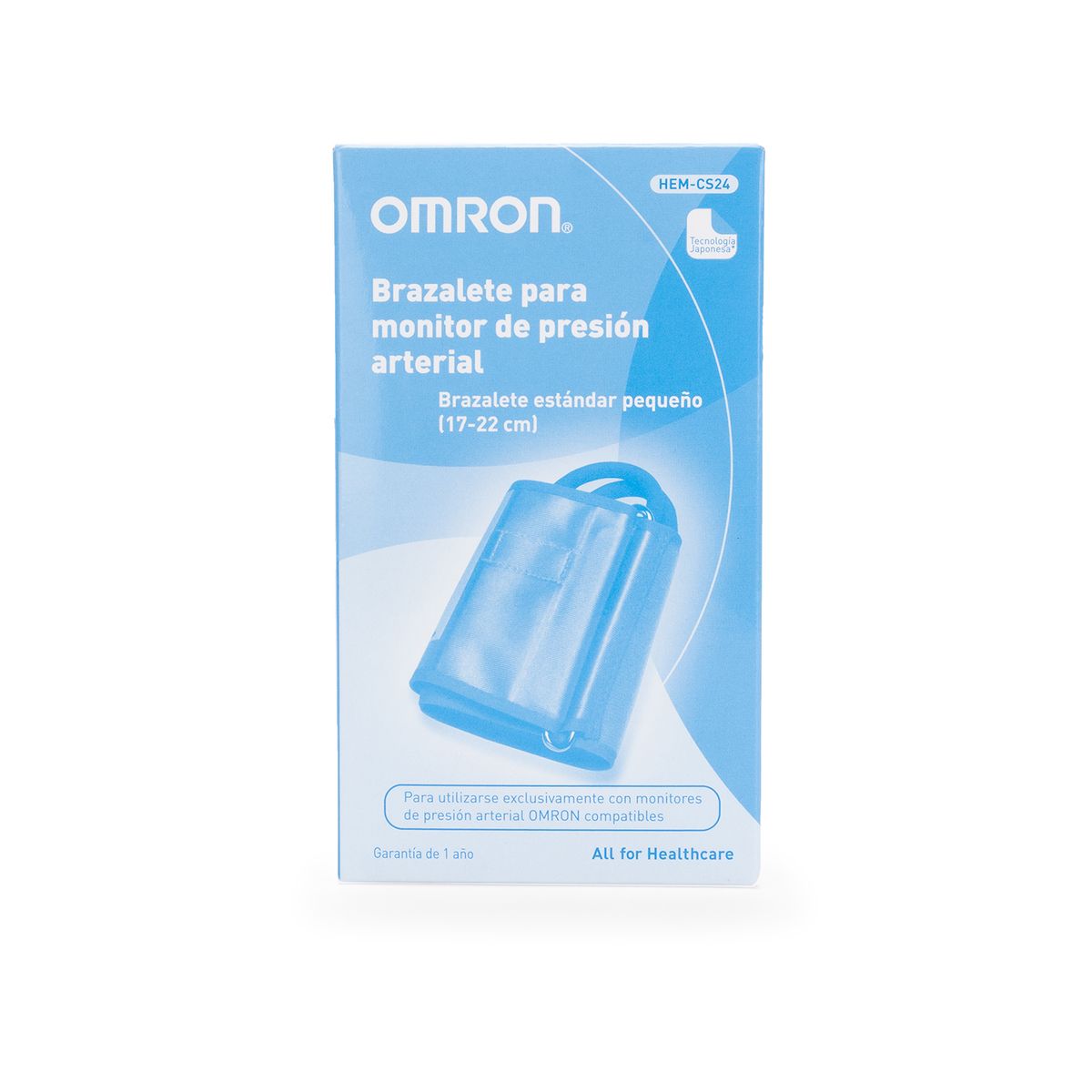 OMRON - Brazalete Pequeño de 17 a 22 CM para Tensiómetro OMRON HEM-CS24