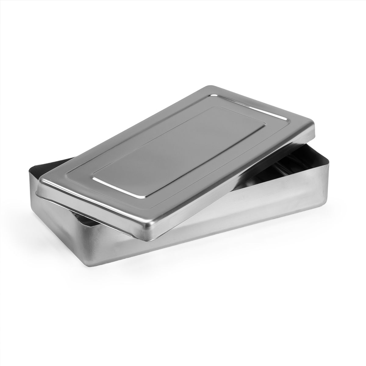 GENERICO - Caja para Instrumental Quirúrgico de Acero Inoxidable Pequeña