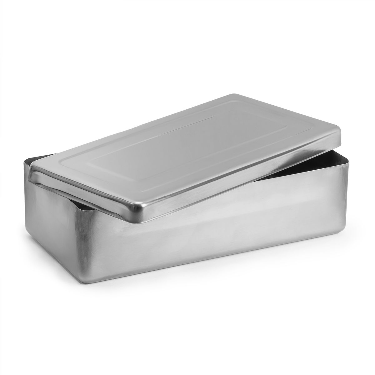 GENERICO - Caja para Instrumental Quirúrgico de Acero Inoxidable Grande