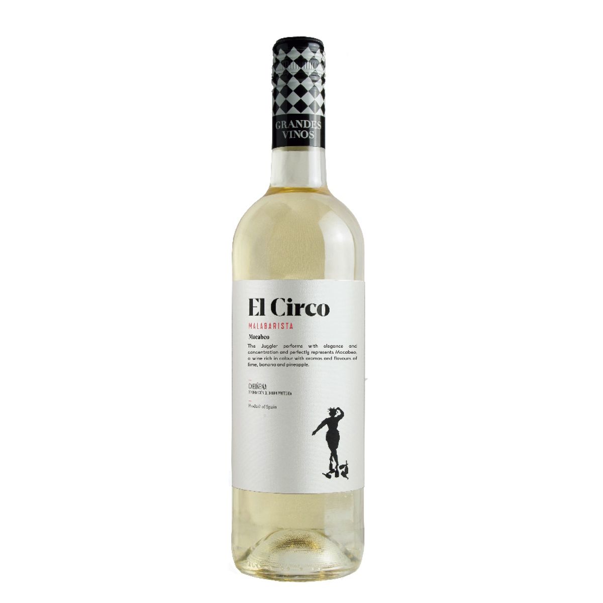 GENERICO - VINO BLANCO EL CIRCO MALABARISTA MACABEO 750ml