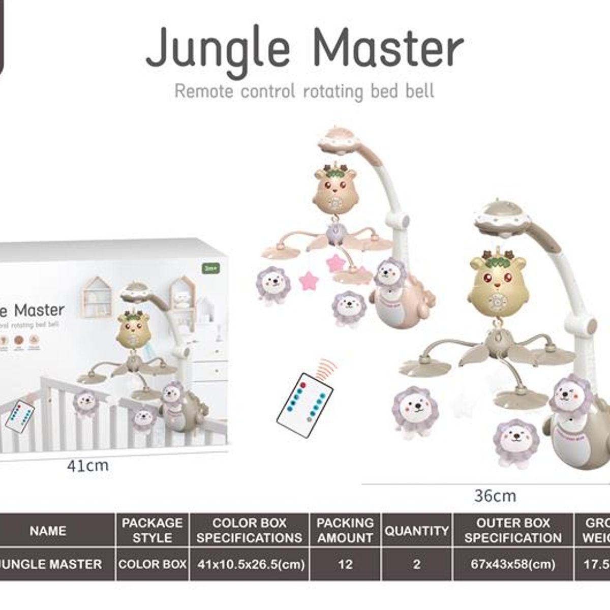 GENERICO - Móvil Control Remoto Rosado