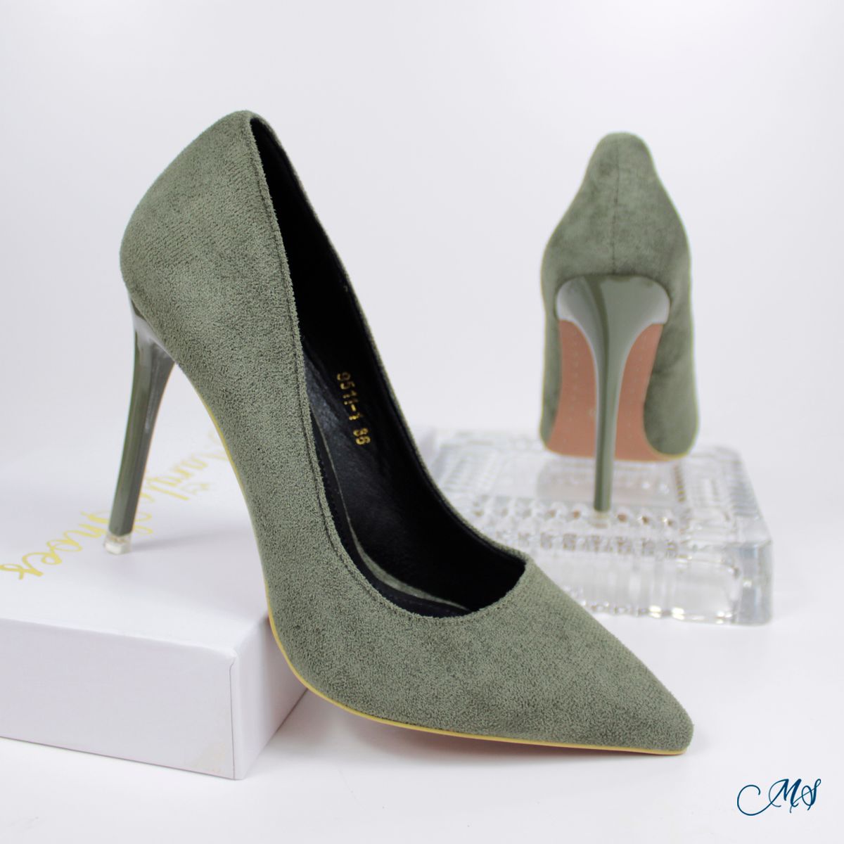 MARGLO SHOES - Zapatos de vestir verde militar M24