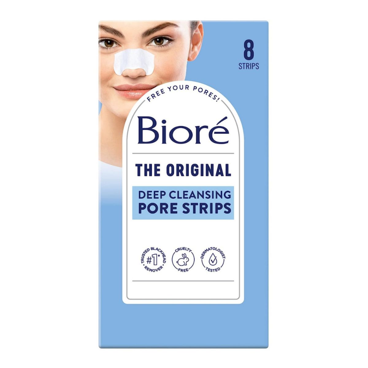 BIORE - BIORE BANDAS LIMPIEZA PROFUNDA NARIZ 8U