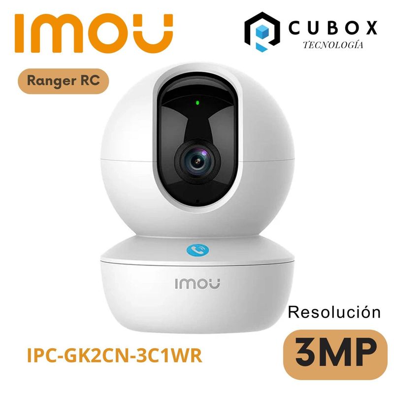 IMOU - IMOU - CÁMARA DE SEGURIDAD WI-FI RANGER RC GIRA 360º 3MP