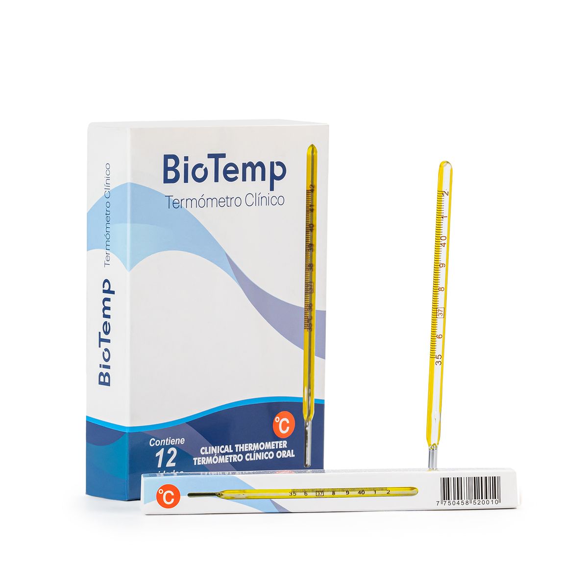 GENERICO - Termómetro Clínico de Mercurio BIOTEMP