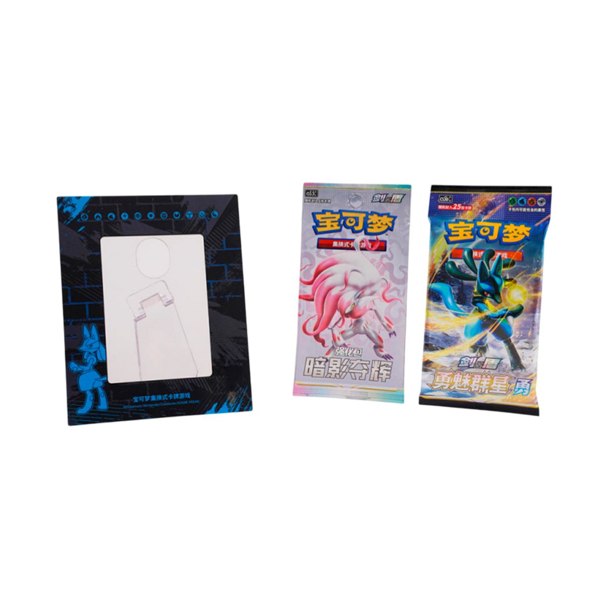 POKEMON - Pokemon TCG Version Asia Exclusivo Lucario con Cuadro