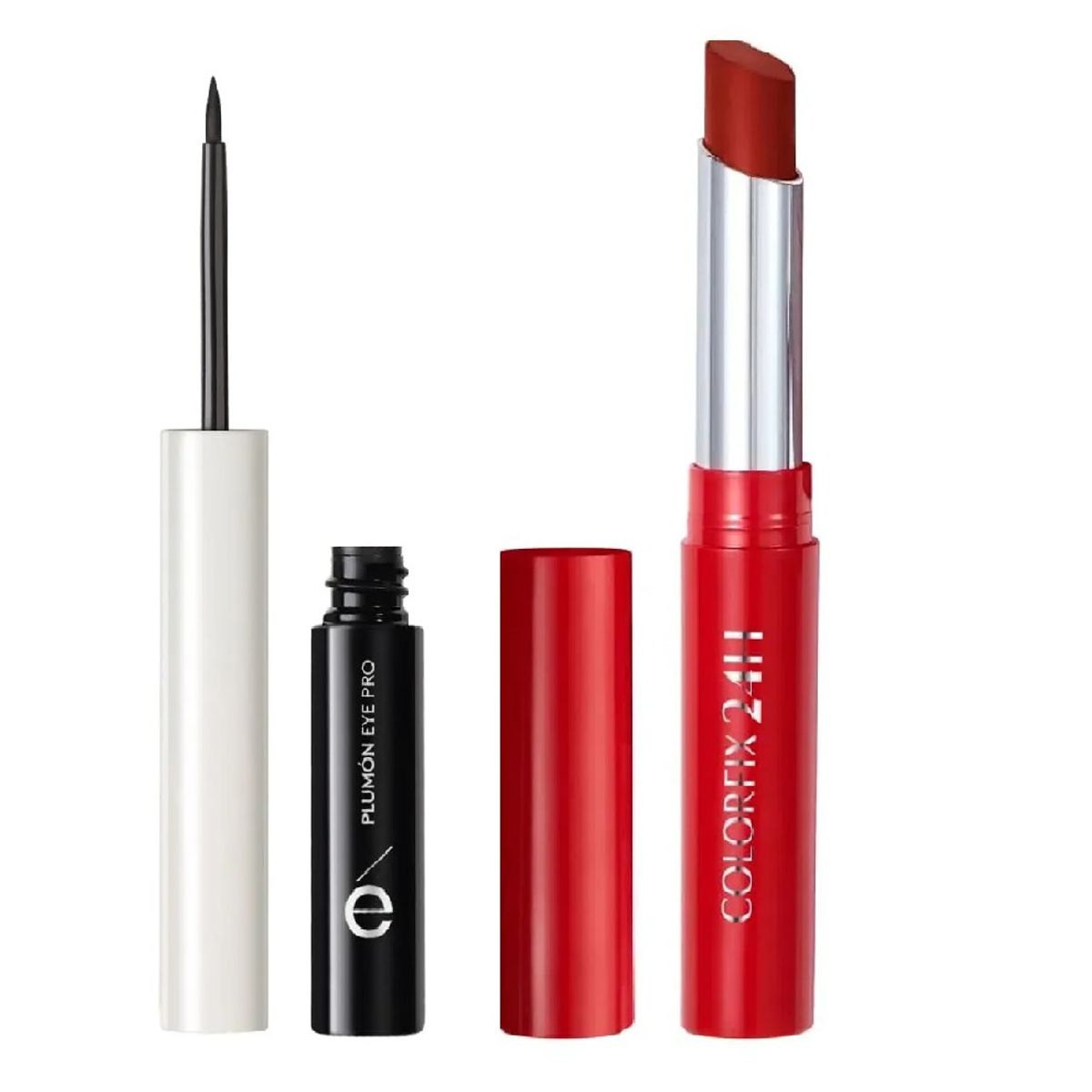 CYZONE - Delineador Punta Plumón y labial Pimienta Caliente