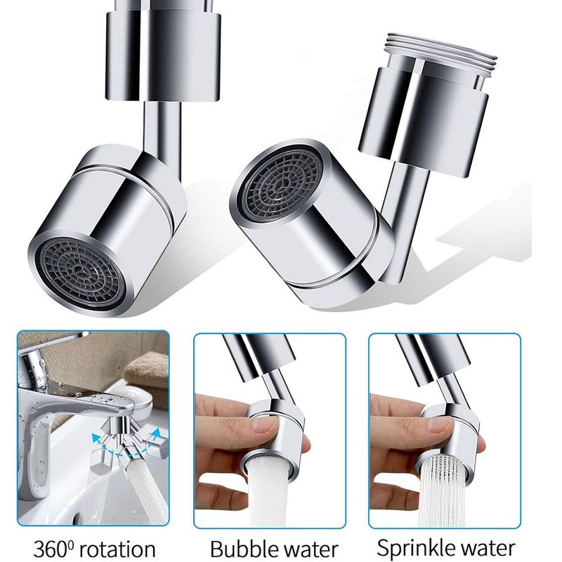 GENERICO - Extensión de grifo Aireador de caño giratorio 720°