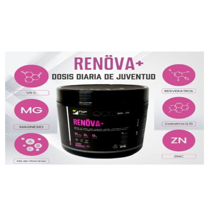 GENERICO - COLAGENO RENÖVA DOSIS DIARIA DE JUVENTUD 315gr - FWP MINED