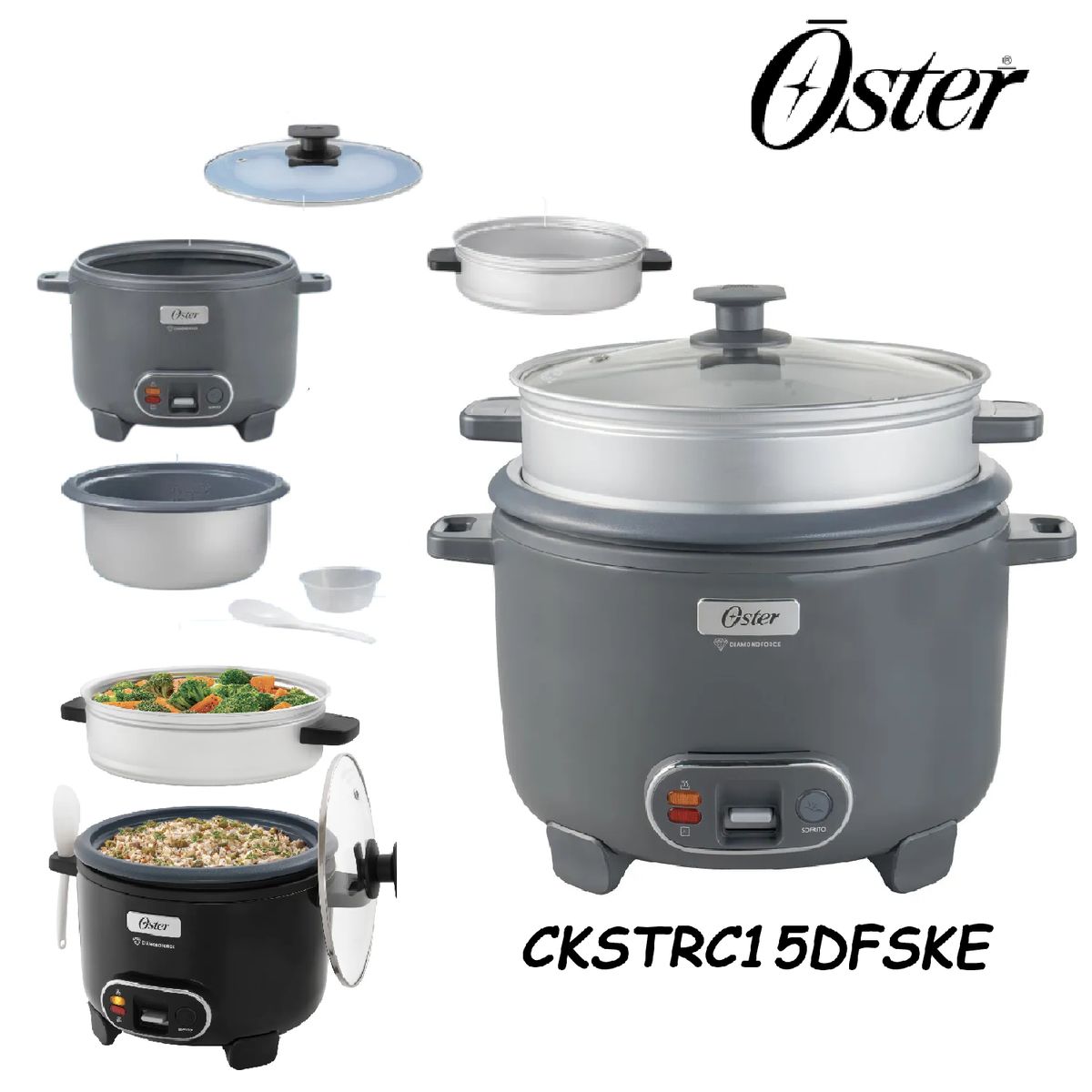 OSTER - Nueva Olla Arrocera Funcion Sofrito 3 en 1 CKSTRC15DFSKE