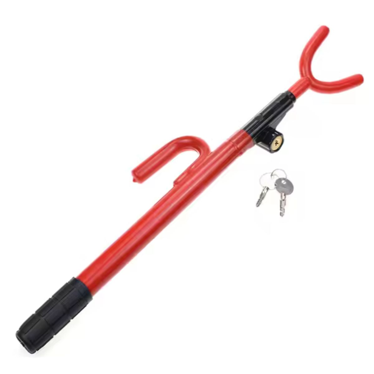 GENERICO - Baston De Seguridad Para Timon Rojo