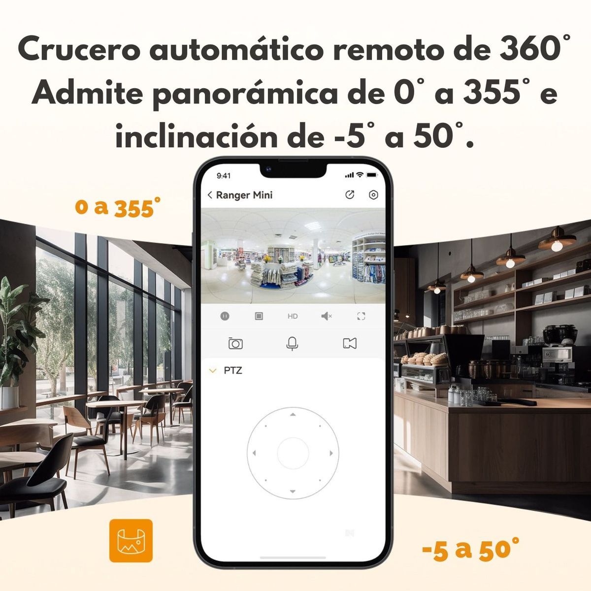 IMOU - Cámara WiFi IMOU Ranger Mini 2K - 3MP Full Color