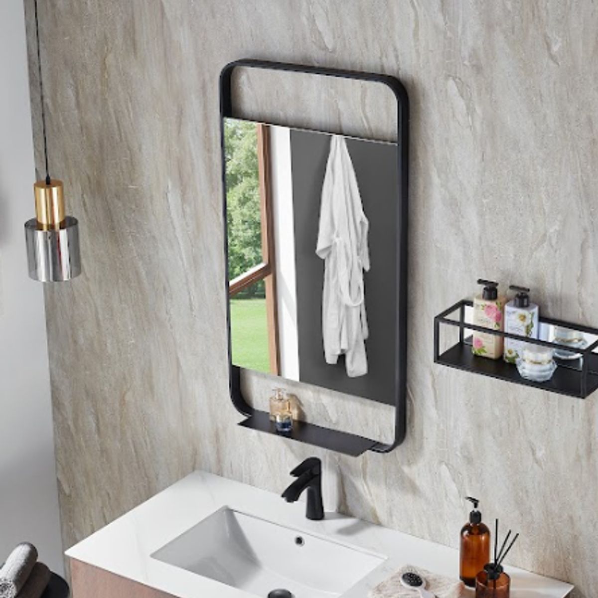 GENERICO - Espejo Mila con luz LED