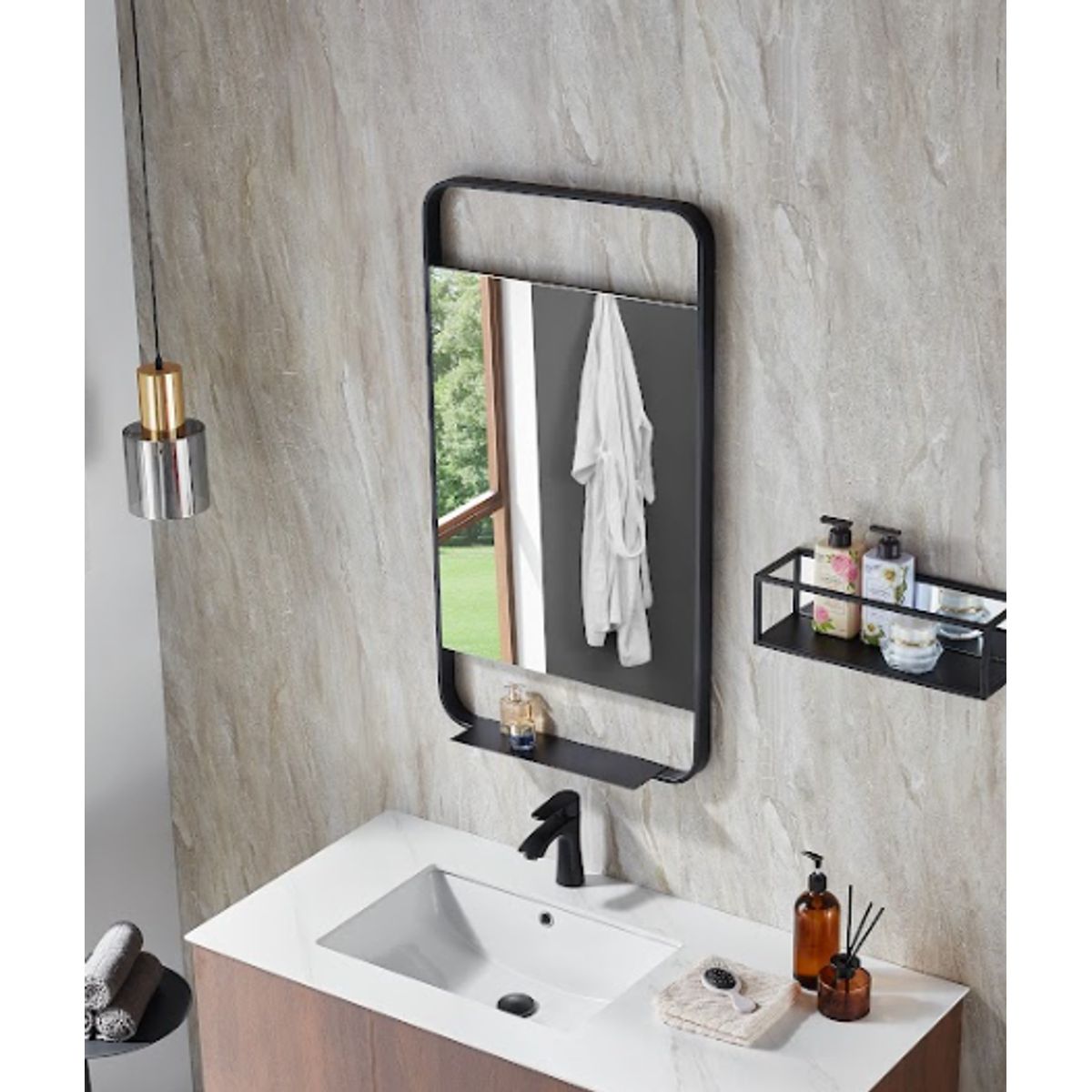 GENERICO - Espejo Mila con luz LED