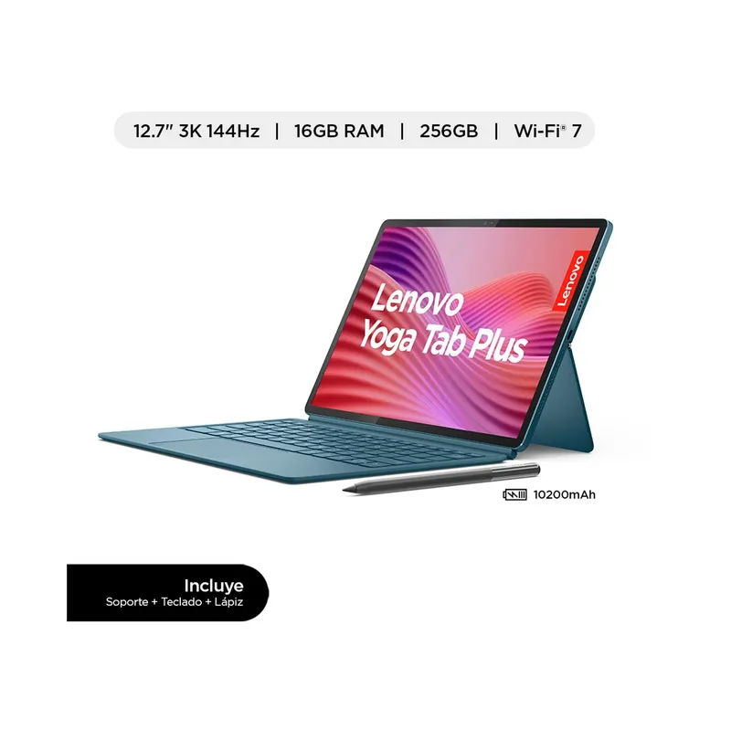 Tablet Lenovo Yoga Tab Plus TB520FU IA 127 3K 16GB 256GB Lápiz Tab
