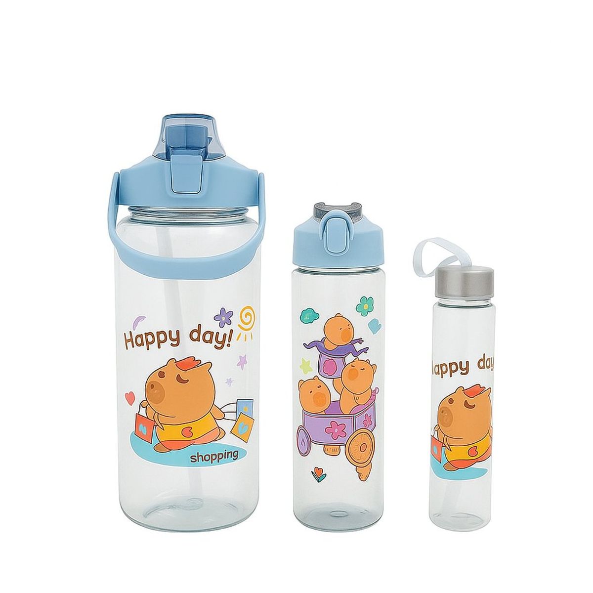 GENERICO - Tomatodo Capibara A-3888 2LT 3 en 1 Azul Claro