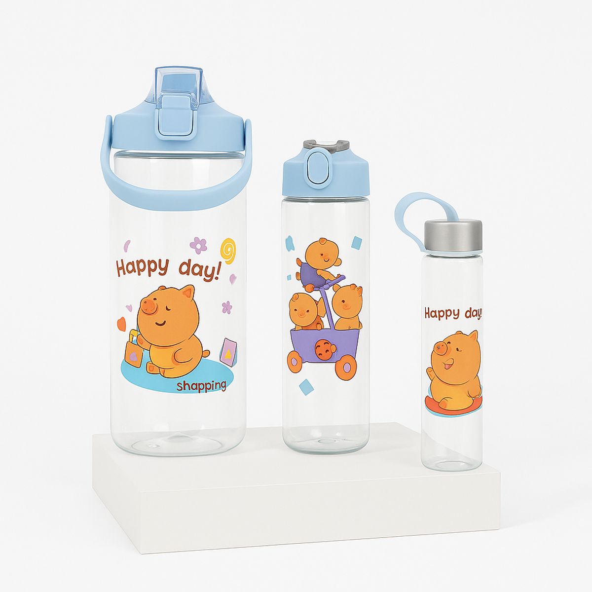 GENERICO - Tomatodo Capibara A-3888 2LT 3 en 1 Rosado