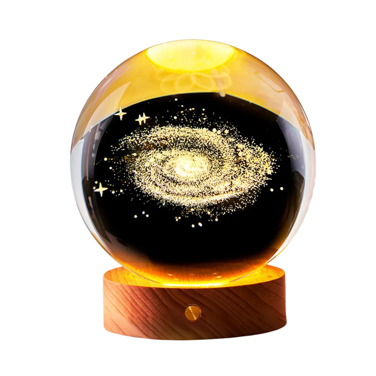GENERICO - Esfera Iluminador Mágico con Figura Decorativa Andrómeda galaxia