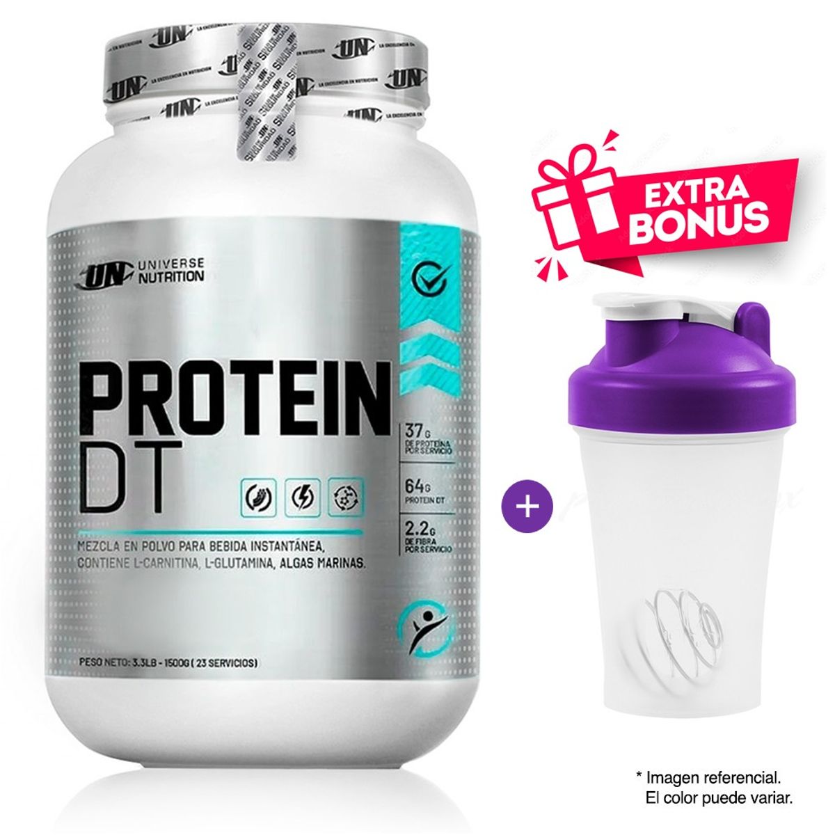 Universe Nutrition - Proteína con Algas Marinas PROTEIN DT 1.5 KG Chocolate