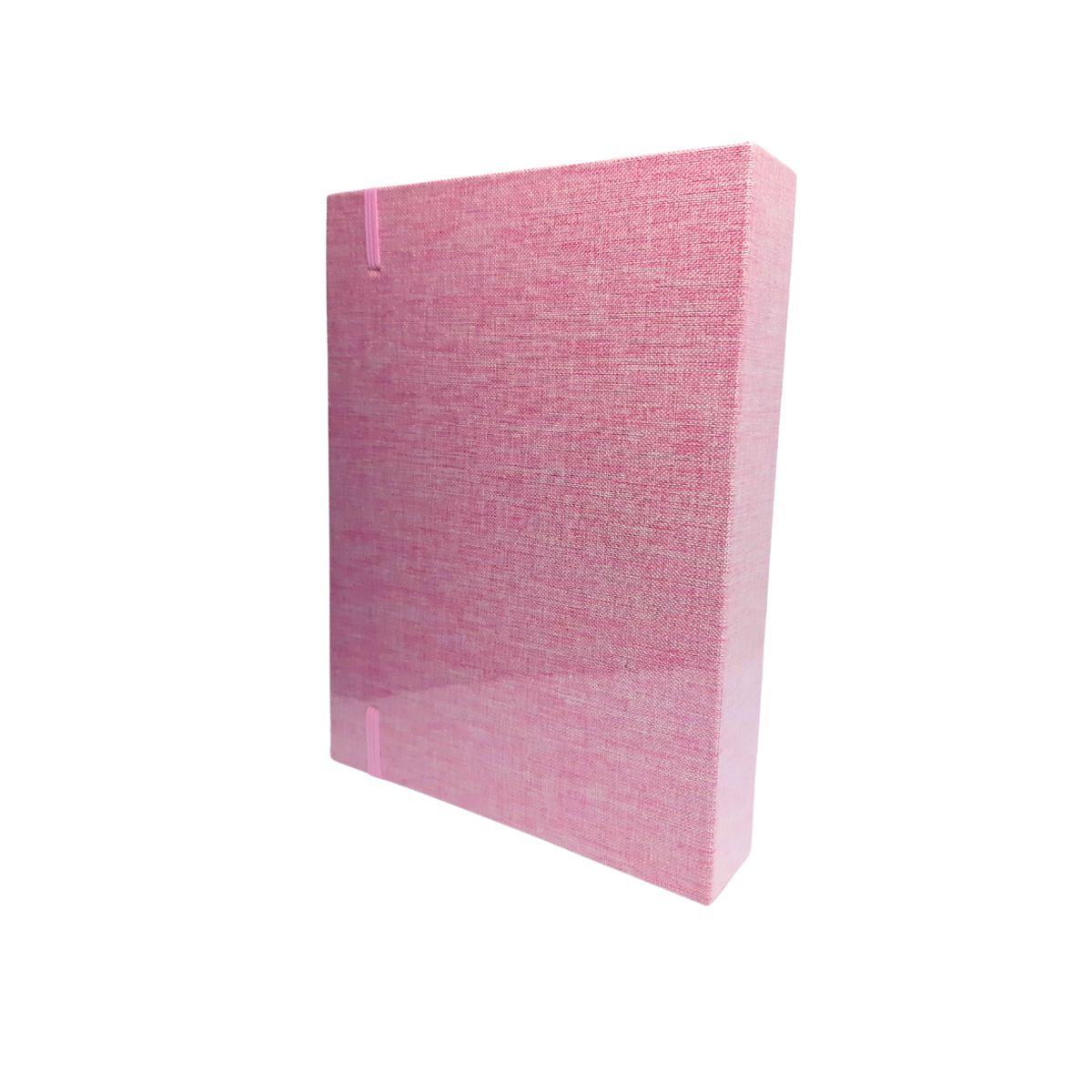 GENERICO - Album para 52 fotos 10x15cm con Cubierta de Lino Rosado