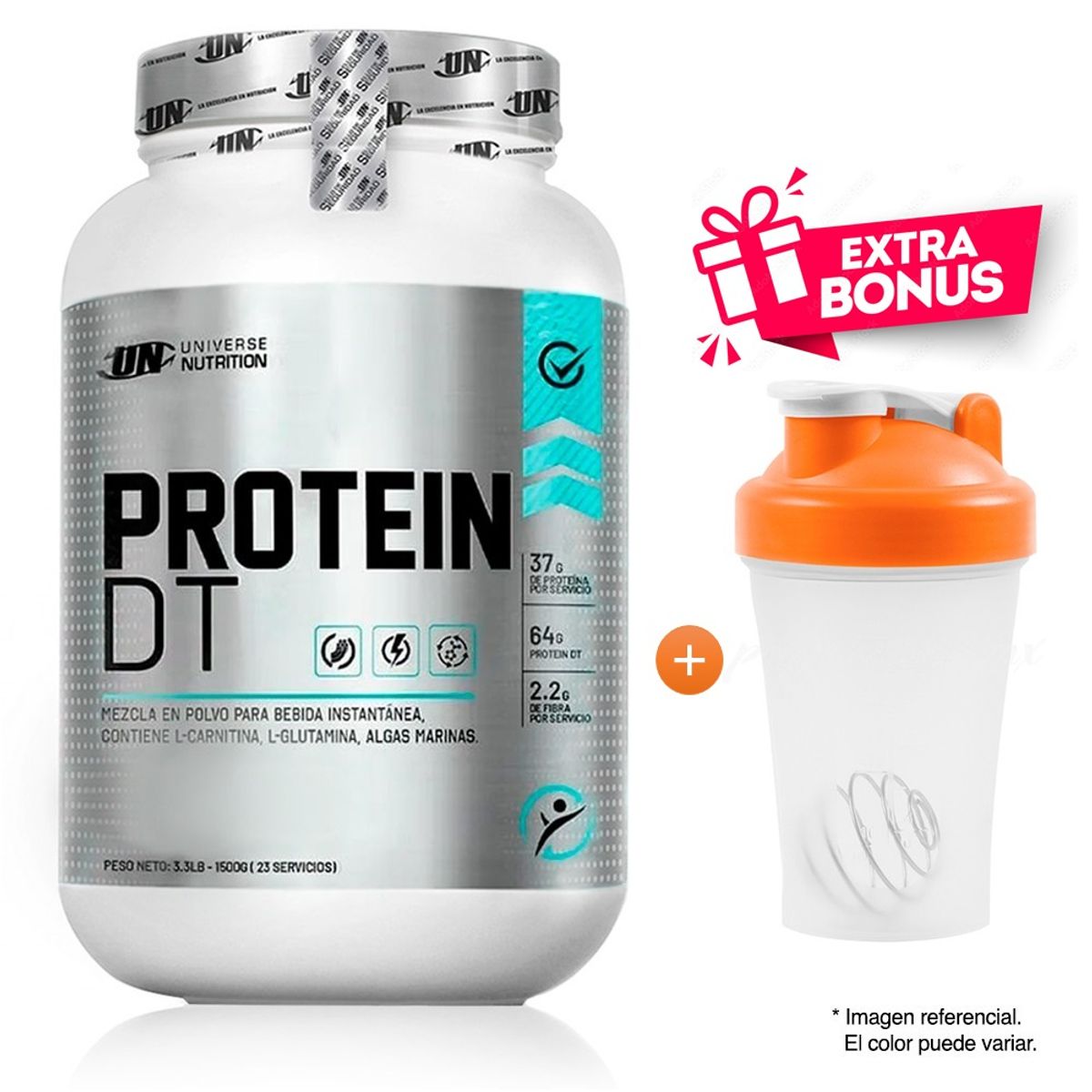 Universe Nutrition - PROTEÍNA PROTEIN DT 1.5 KG CHOCOLATE MÁS SHAKER