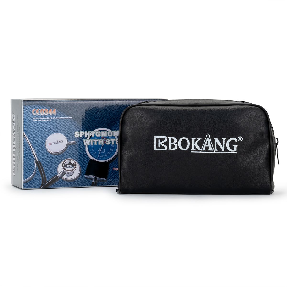 BOKANG - Tensiómetro Manual Aneroide con Estetoscopio BOKANG Negro