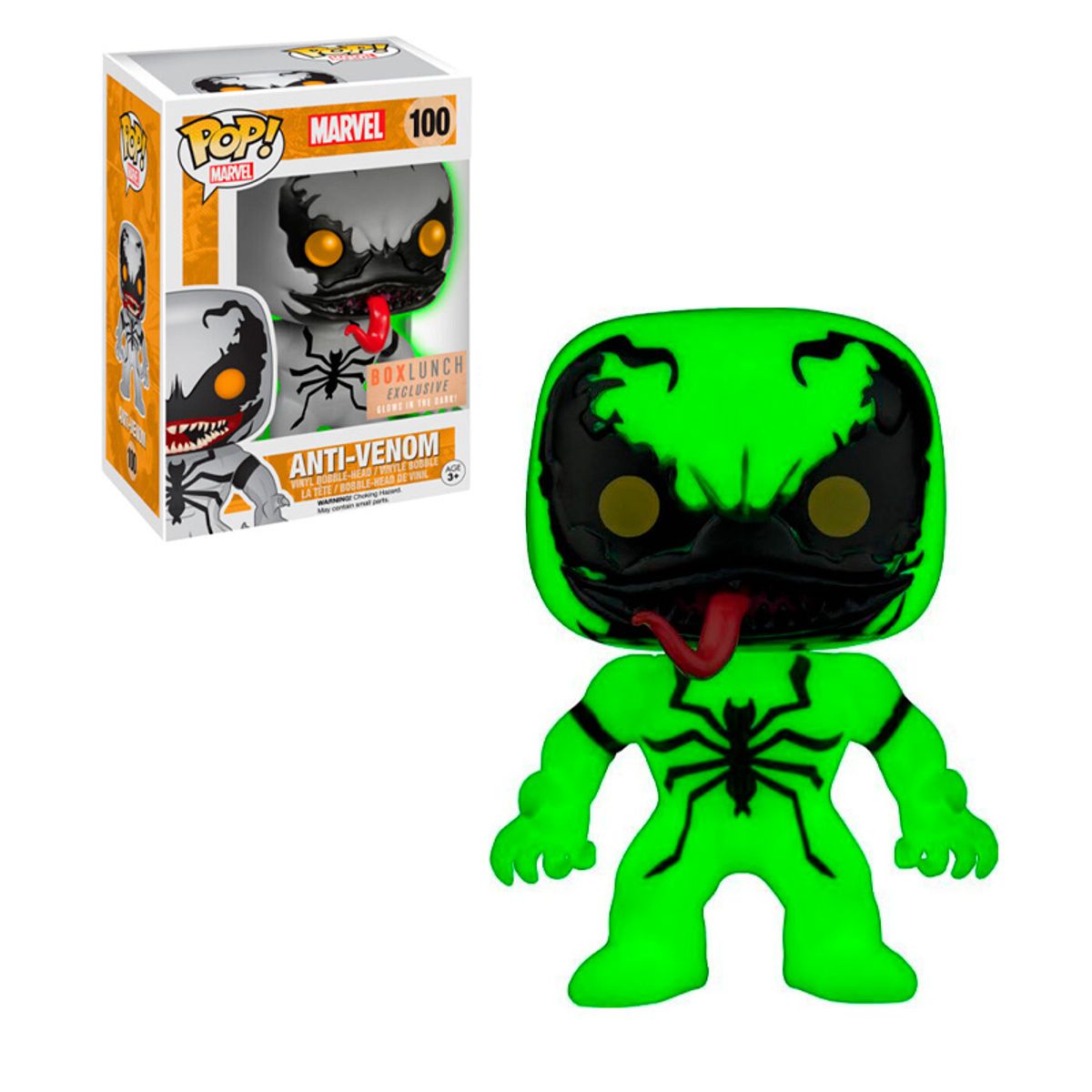 FUNKO - ANTI-VENOM MARVEL FUNKO POP GLOW IN THE DARK