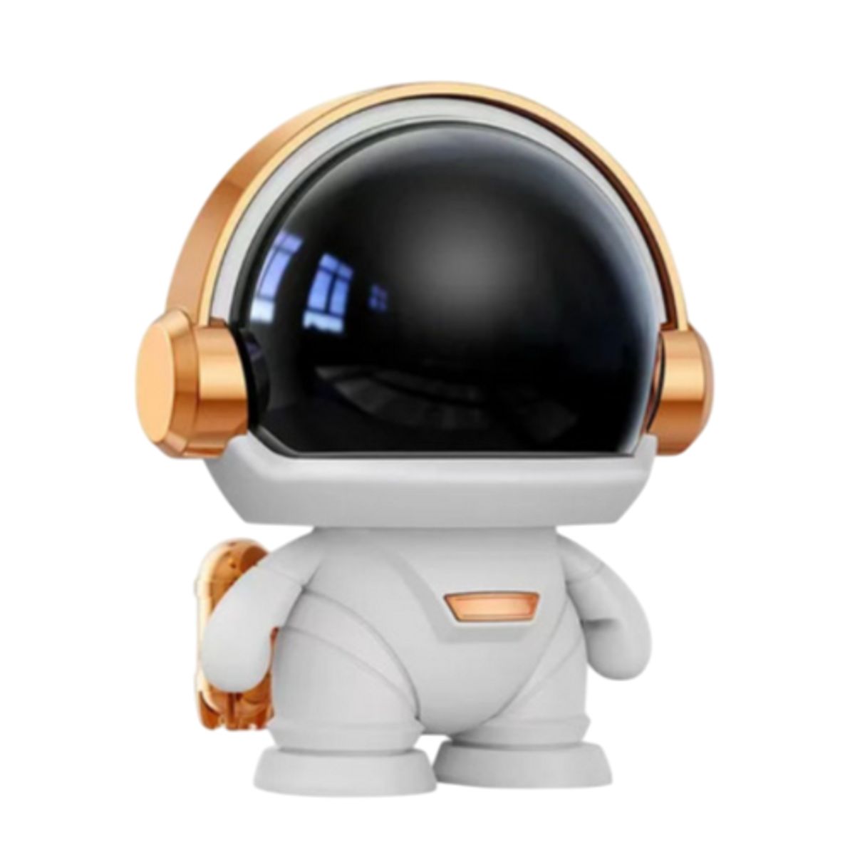 GENERICO - Mini Parlante Modelo Mini Astronauta con Luz Ultra Sonido