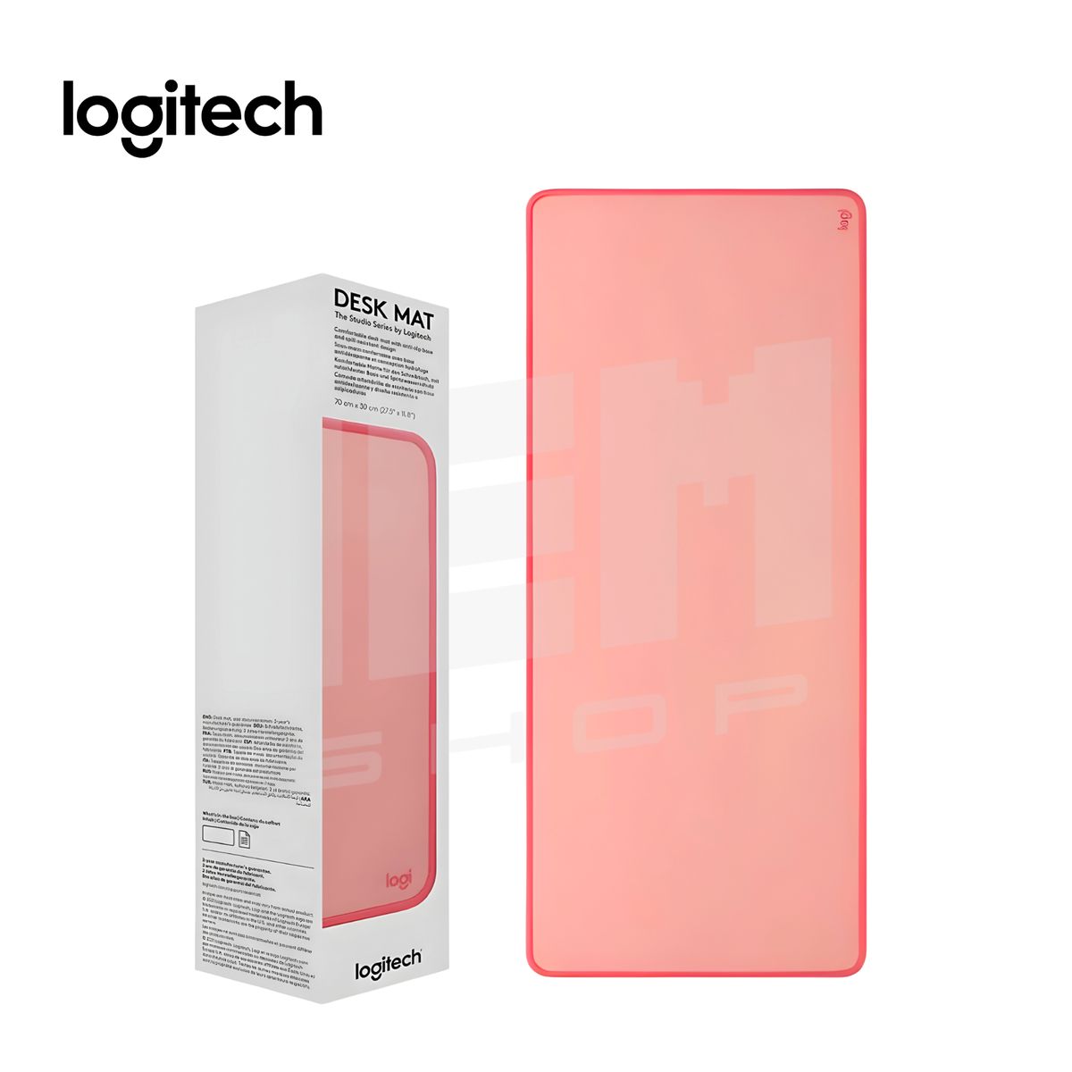 LOGITECH - PAD MOUSE LOGITECH DESKPAD ANTI-SALPICADURAS 300X700MM ROSA
