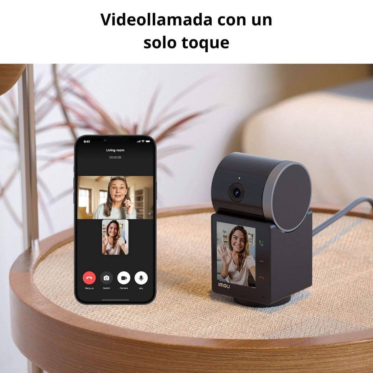 IMOU - IMOU - Cámara WiFi Rex VT 3K S2VN-5M0WR 5MP - Negro